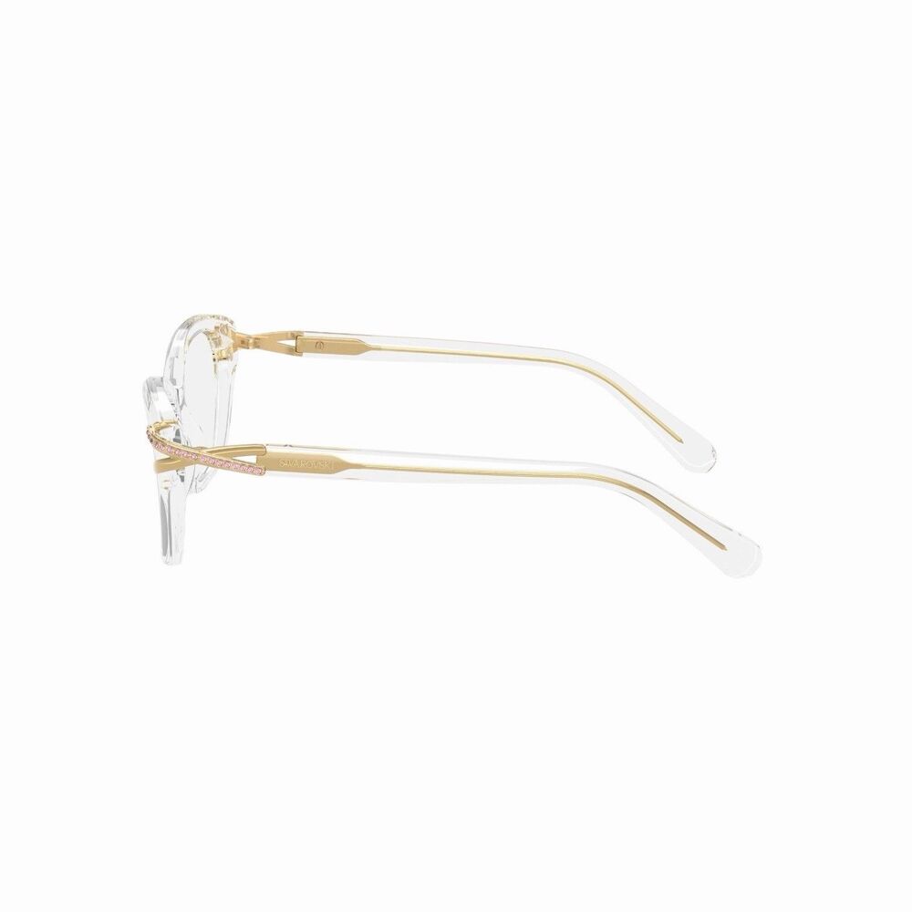 Swarovski SK2032 Eyeglasses Frames Transparent Crystal Demo Lenses 54mm NEW - Picture 15 of 16